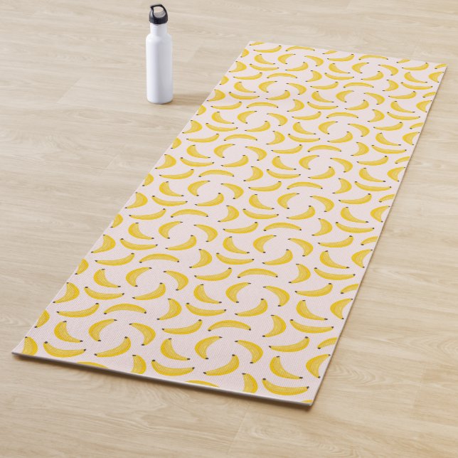 Tapis De Yoga Yoga Mat - Banana Pattern (En situation)