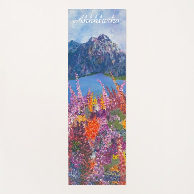 Tapis De Yoga Yoga Mat de l'Alaska (Devant)