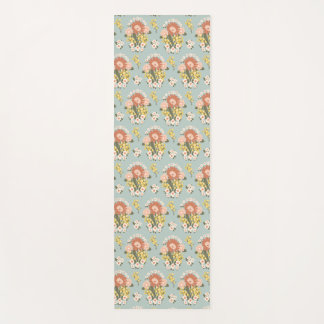 Tapis De Yoga Yoga Mat Floral Sunrise