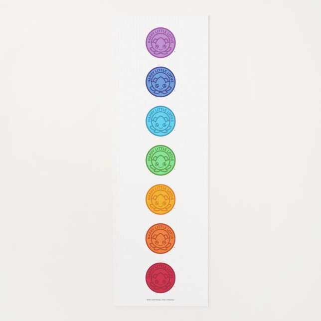 Tapis De Yoga Yoga Mat - Happy Little Lotus (Devant)