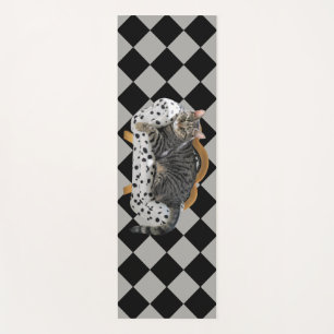 Tapis De Yoga Yoga Mat Lazy Chat Diamond Hatch