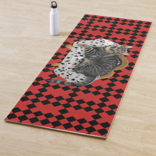 Tapis De Yoga Yoga Mat Lazy Chat Formes géométriques