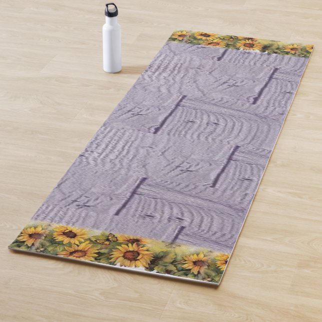 Tapis De Yoga Yoga Mat Tournesol (En situation)