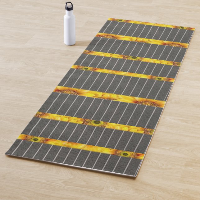 Tapis De Yoga Yoga Mat Tournesol (En situation)
