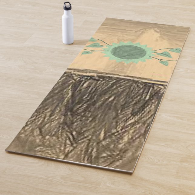 Tapis De Yoga Yoga Mat Tournesol (En situation)