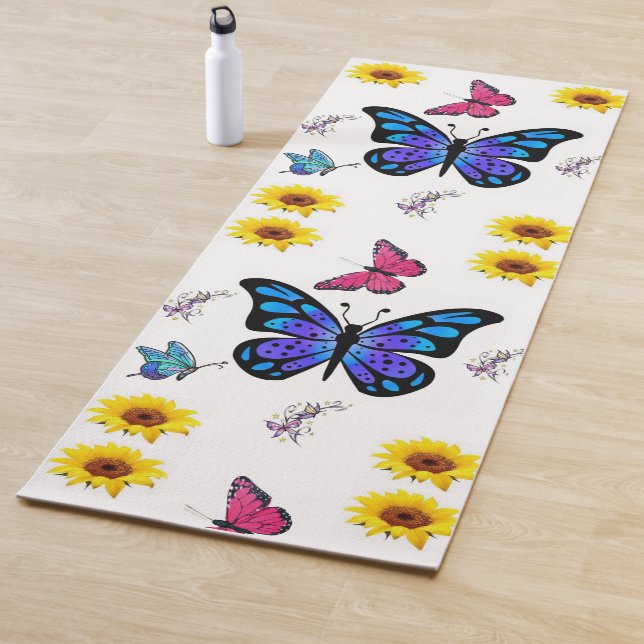 Tapis De Yoga Yoga Mat Tournesol (En situation)