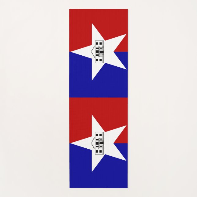 Tapis De Yoga Yoga Mats avec le drapeau de San Antonio, USA (Devant)
