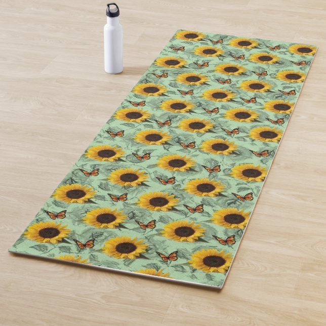 Tapis De Yoga Yoga Mats Floral (En situation)
