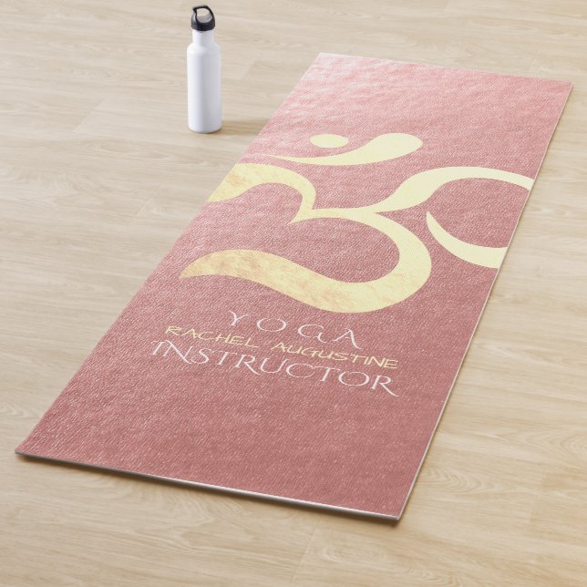 Tapis De Yoga Yoga Studio Méditation Instructeur Vie Coach OM (En situation)