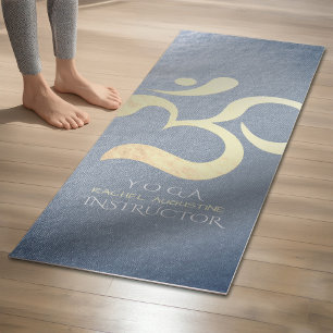 Tapis De Yoga Yoga Studio Méditation Instructeur Vie Coach OM