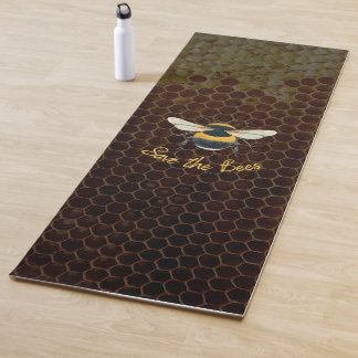 Tapis De Yoga Yogamat Sauvez les abeilles