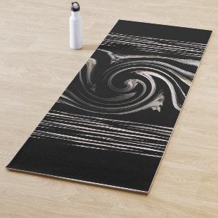 Tapis De Yoga Zebra Swirl Design