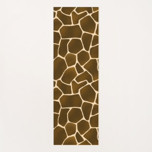 Tapis De Yoga Zones de girafe Sauvage Safari Peau animal Imprime