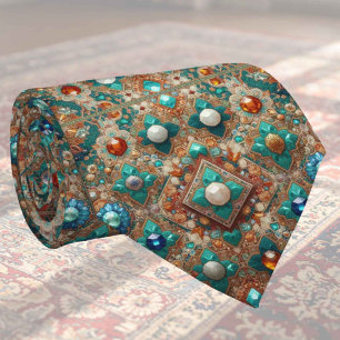 Tapis indien de luxe designer   Faux col cravate e