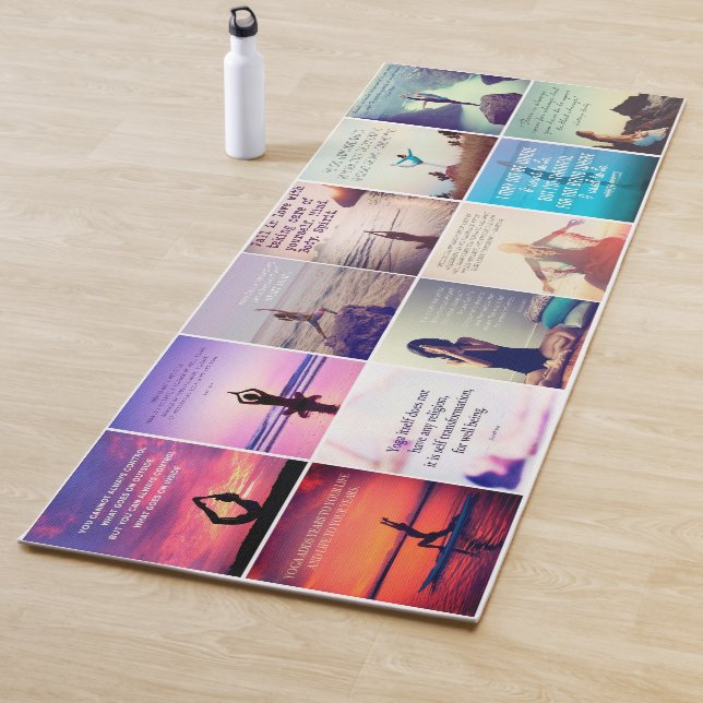 Tapis inspiré de yoga (En situation)