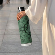 Tapis Madinah Rawdah et bouteille d'eau avec dôme 