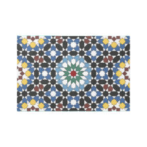 Tapis marocain andalou géométrique intérieur