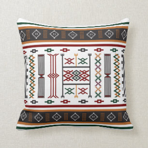 TAPIS MZAB AMAZIGH GHARDAIA ALGERIA THROW PILLOW