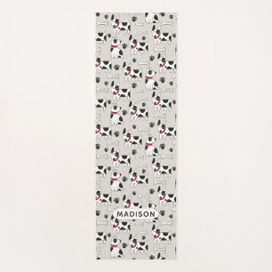 Tapis nommé fait sur commande de yoga de motif