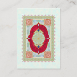 Tapis oriental - Carte de visite