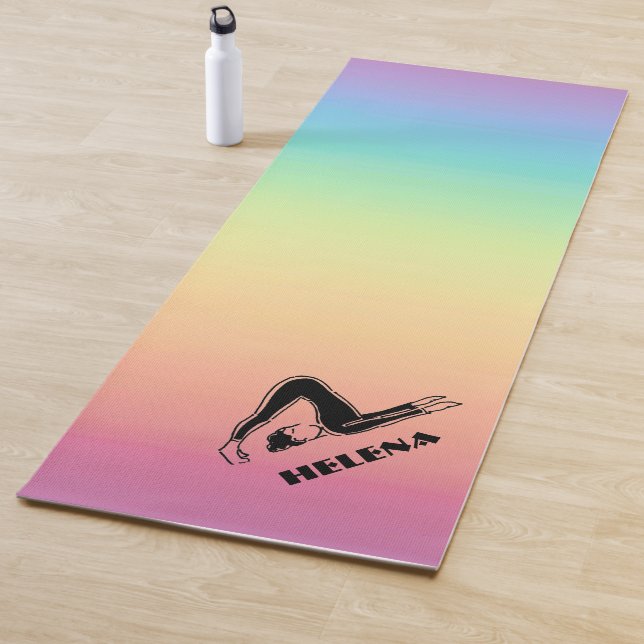 Tapis personnalisés de Pilates de yoga (En situation)