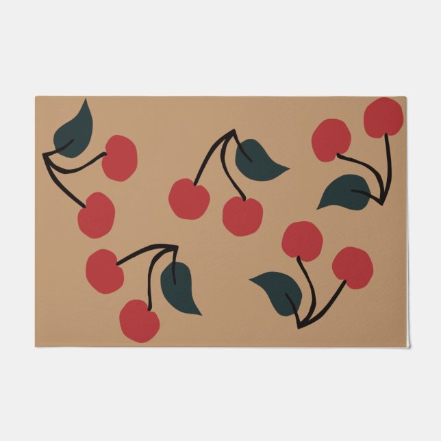 Tapis porte cerise, Fruits mignons (Devant)