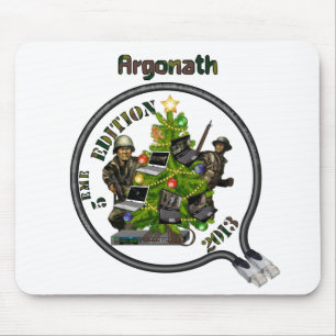 Tapis souris Lan de Noël Argonath