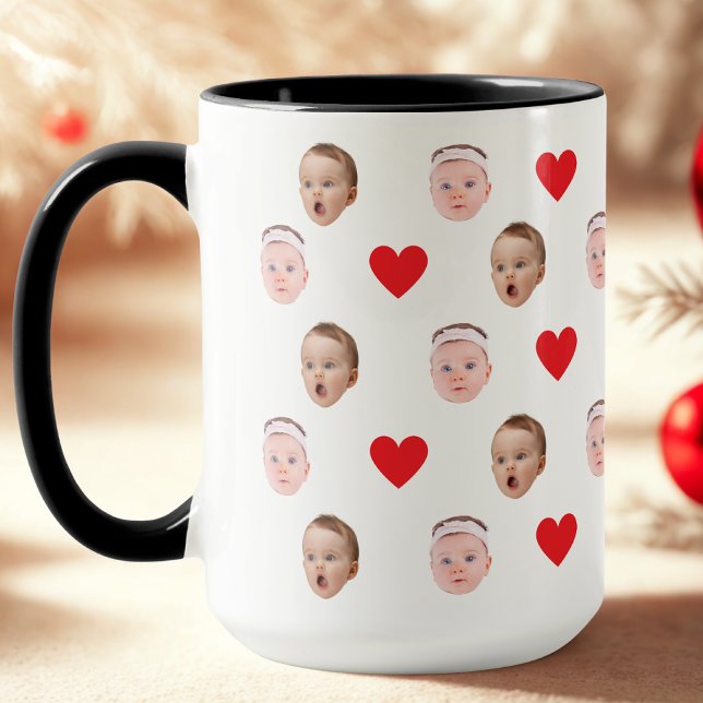 Tapis, tasse photo personnalisée, Cadeau bébé (Créateur téléchargé)