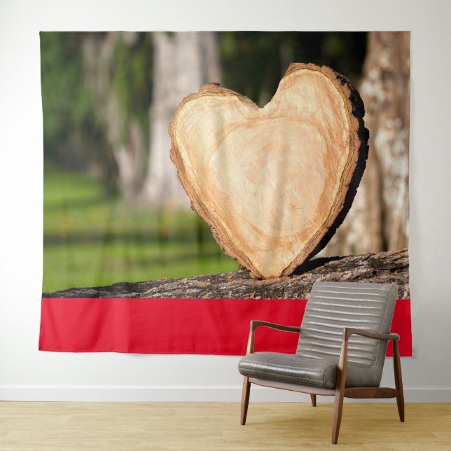 tapisserie à coeur de bois (En situation (horizontale))