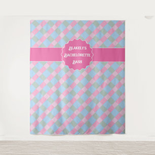 Tapisserie Bachelorette à carreaux gingham girly r