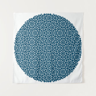 Tapisserie Bleu Bleu Motif Pénrose Mg0.5