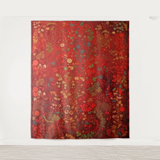 Tapisserie botanique - Flore impressionniste sur r