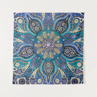 Tapisserie celtique pourpre de mur de mandala de