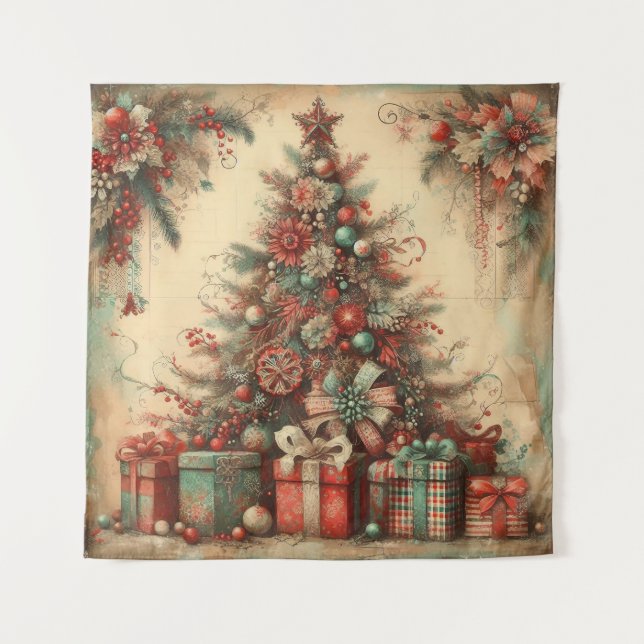 Tapisserie classique de Noël (Devant)