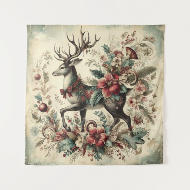 Tapisserie classique de Noël (Devant)