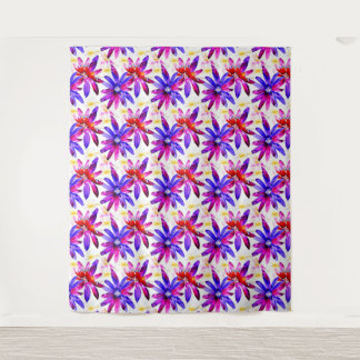 Tapisserie d'aquarelle florale Art nouveau gracieu
