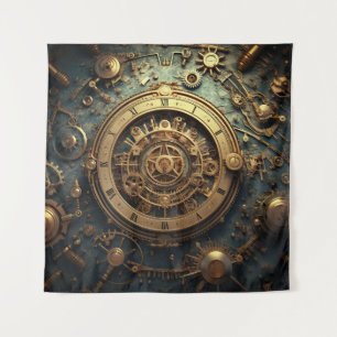 Tapisserie d'art céleste Steampunk