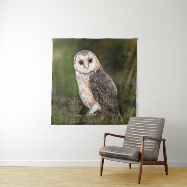 Tapisserie de Barn Owl (En situation)