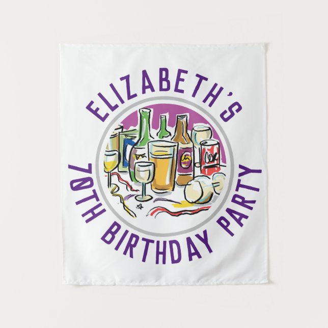 Tapisserie de célébration de 70 ans (Devant)