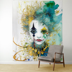 Tapisserie de clown
