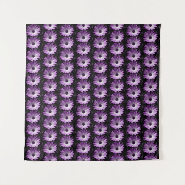 Tapisserie de fleur pourpre (Devant (Horizontal))