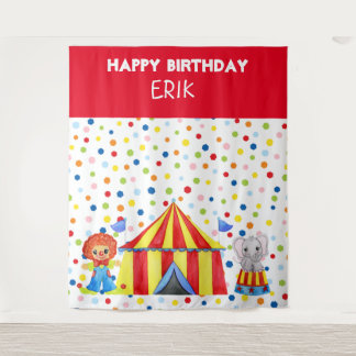 Tapisserie de fond pour photo de cirque pour enfan