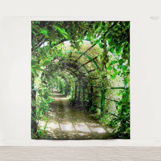 Tapisserie de fond pour photos d'arche de verdure
