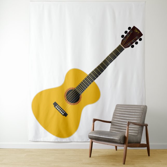 Tapisserie de guitare (En situation)