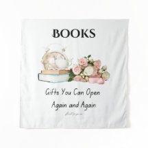 Tapisserie de livres