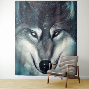 Tapisserie de loup magique