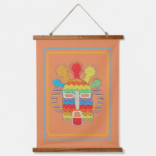 Tapisserie de Masque Diablo Huma - Arrière - plan