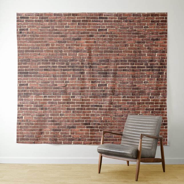 Tapisserie de mur de briques (En situation (horizontale))