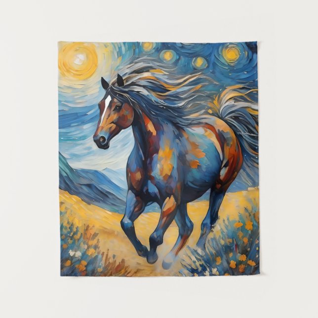 Tapisserie de Mustang Horse (Devant)