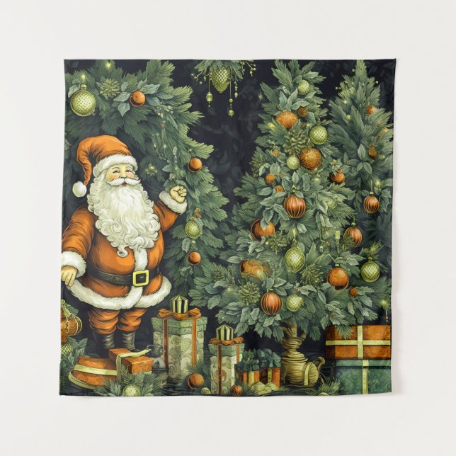 Tapisserie de Noël intemporelle (Devant)